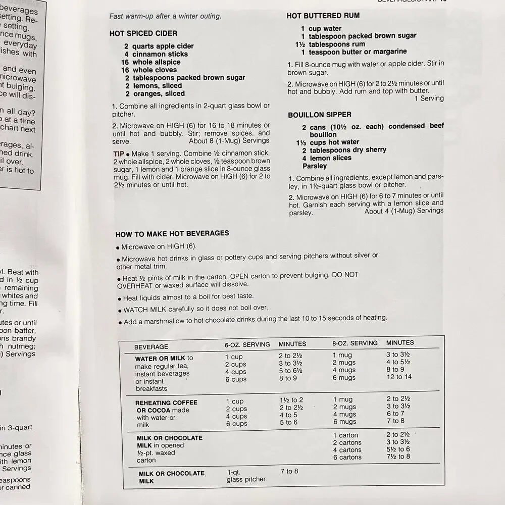 Variable Power‎ Microwave Cooking from Litton - Vintage 1975